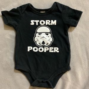 Storm Pooper 0-3M onesie
